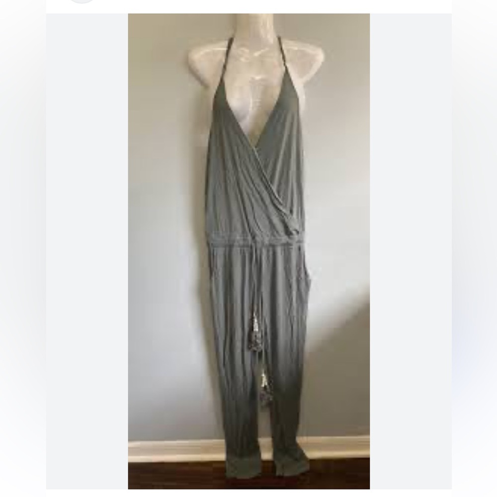 Young Fabulous & Broke Chrissy Jumpsuit Moss Green Ombre Medium NWT - Picture 5 of 11